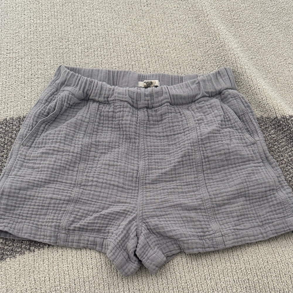 Madewell High Waist Gray Women's Shorts